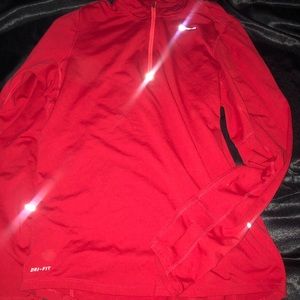 Nike running 3/4 zip